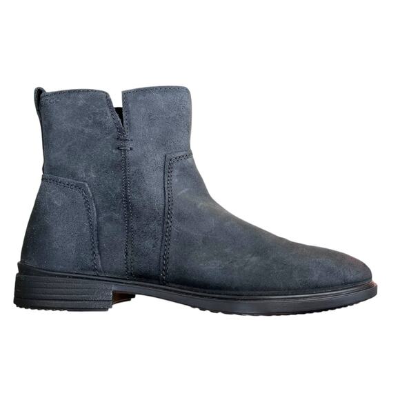 ECCO Touch 15 Suede Ankle Chelsea Boots | Womens 39 (8/8.5 US), Black NEW - Picture 3 of 6